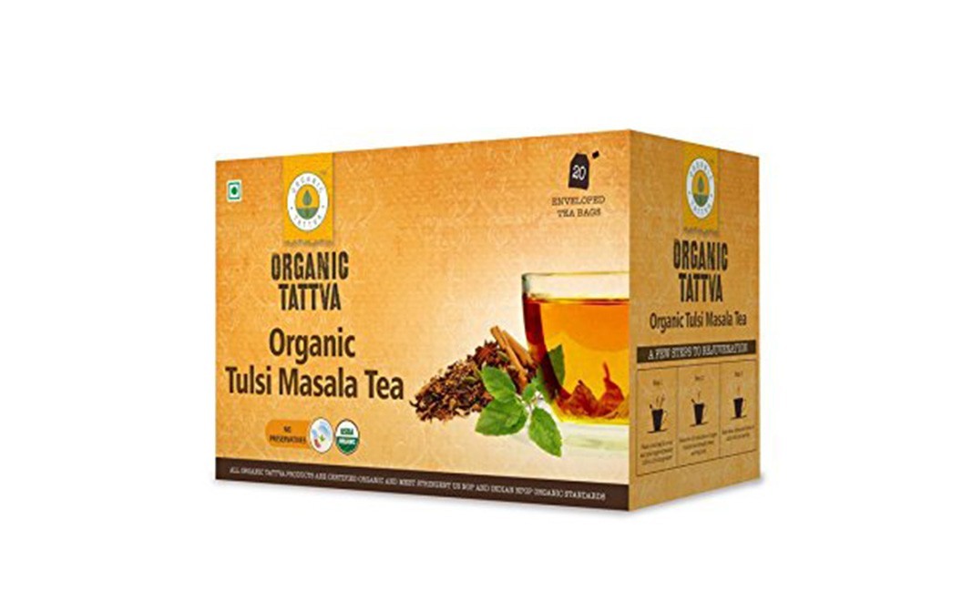 Organic Tattva Organic Tulsi Masala Tea    Box  20 pcs